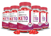 Justified Laboratories Keto Drops ACV Gummies bottle and packaging