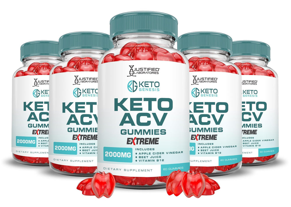 Justified Laboratories Keto Genesis 5-Pack gummies bottle
