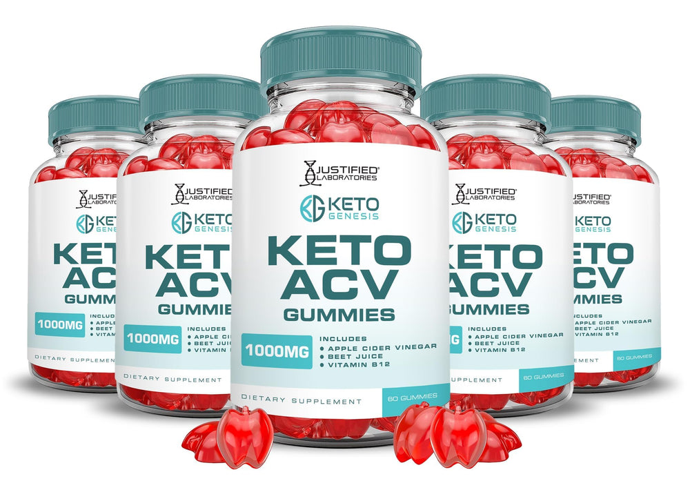 Justified Laboratories Keto Genesis ACV Gummies bottle label