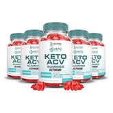 Justified Laboratories Keto Genesis gummies 5-pack front view for daily convenience