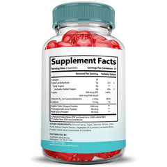 Justified Laboratories Keto Genesis gummies bottle highlights apple cider vinegar and beet juice ingredients