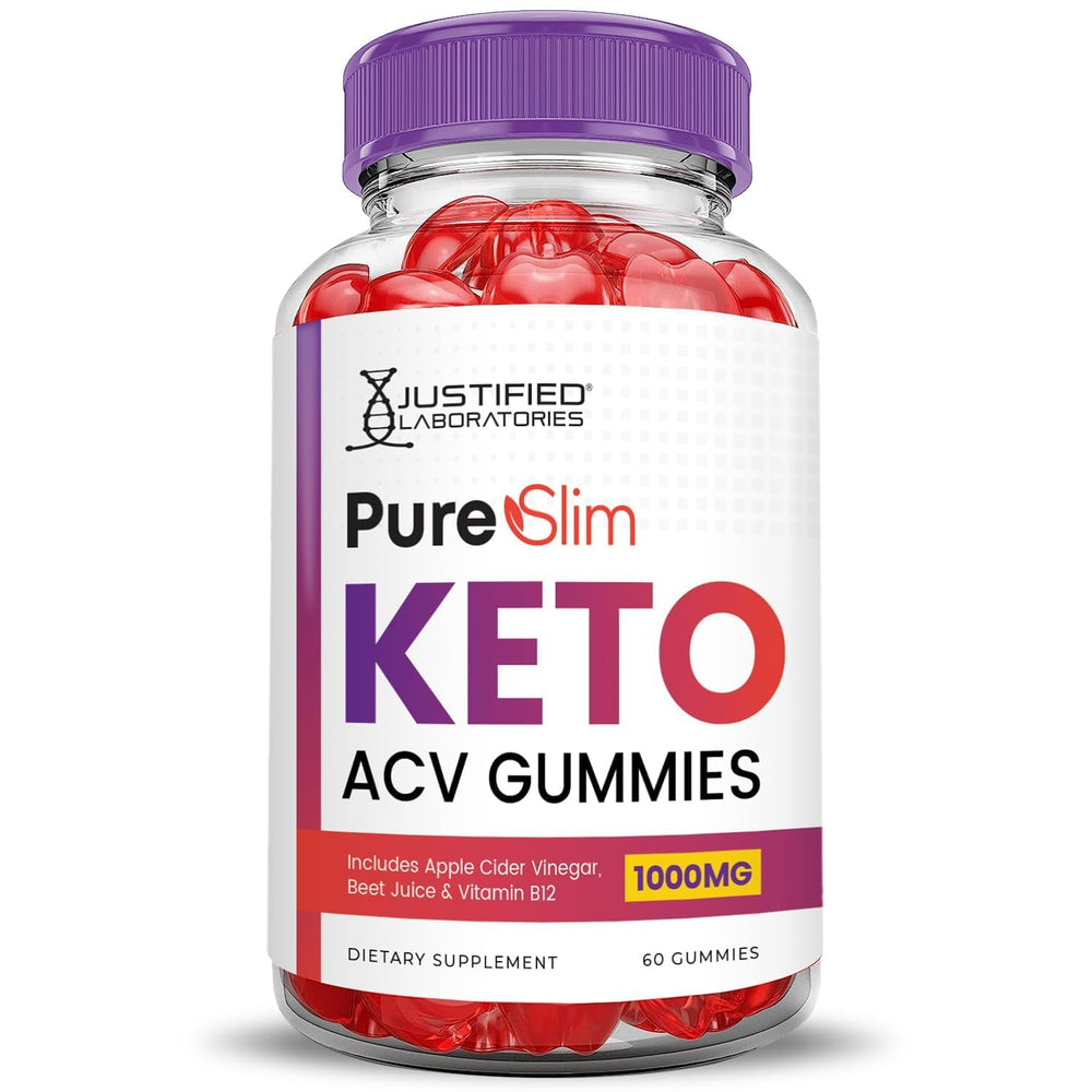 Gummy texture close-up of Pure Slim Keto ACV Gummies
