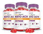 Justified Laboratories Rapid Ripped Keto ACV Gummies 3-pack bottle front label
