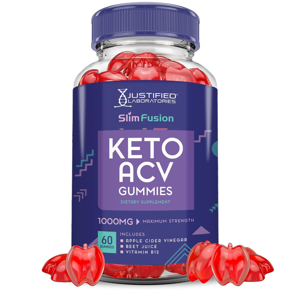 Justified Laboratories Slim Fusion Keto ACV Gummies pack for easy daily wellness
