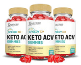 Justified Laboratories 3-pack Speedy Keto ACV Gummies packaging
