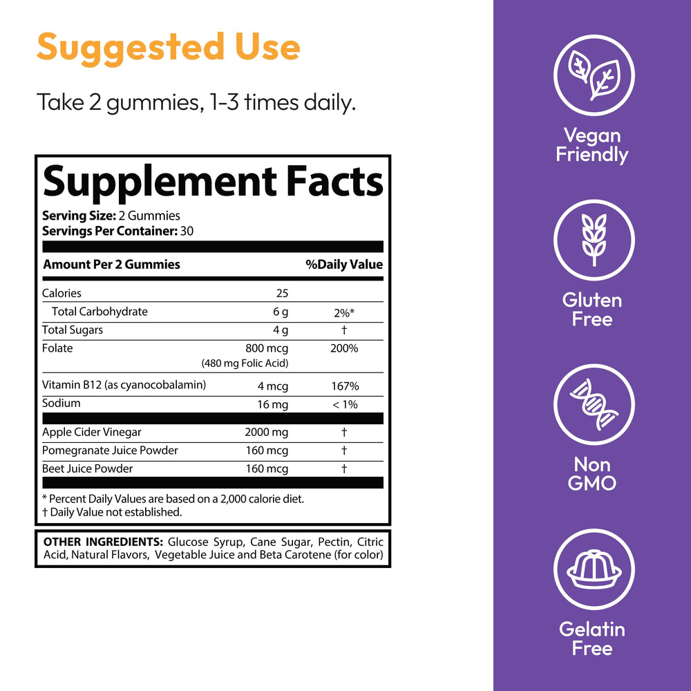 Justified Laboratories Turbo Ripped Keto ACV Gummies vegan status badge.
