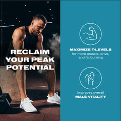 Juvenon Alpha Gold Male daily-use scene illustrates a simple, consistent supplementation routine.