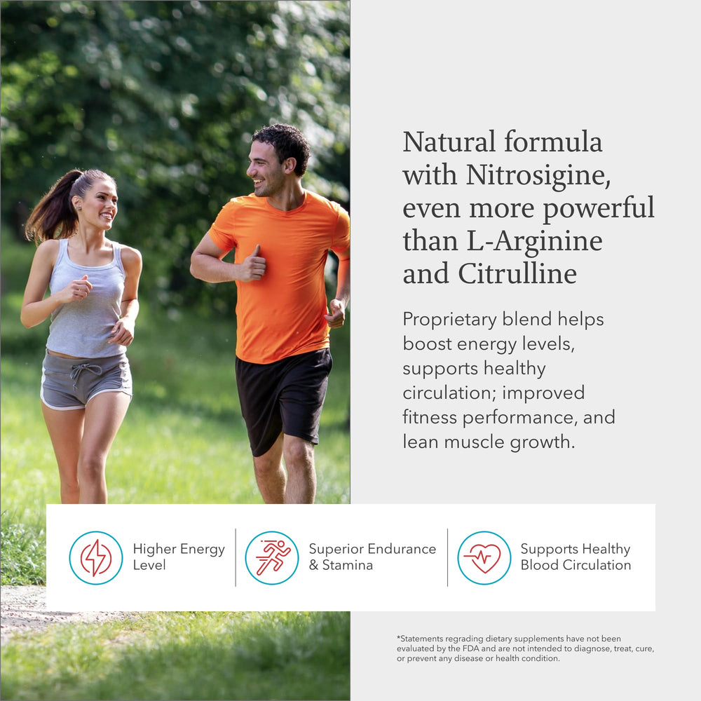 Close-up of Nitrosigine and other ingredients in BloodFlow-7 formula