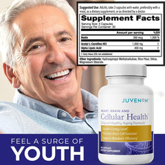 Close-up of Juvenon Cellular Health capsules