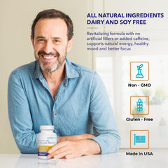 Concept image of healthy heart and focused brain