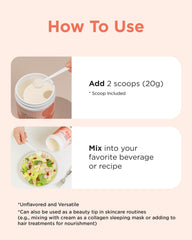 Scoop included with container