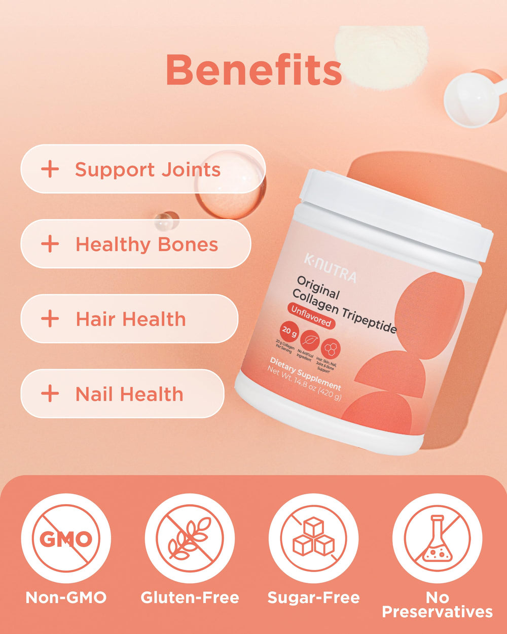 Snow-melting technology illustration for instant dissolution in beverages