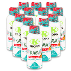 K-Tropix Kava Shot Tropical Blast bottle front view