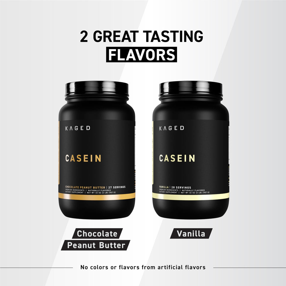 Kaged Kasein vanilla creamy texture ready to blend smoothly