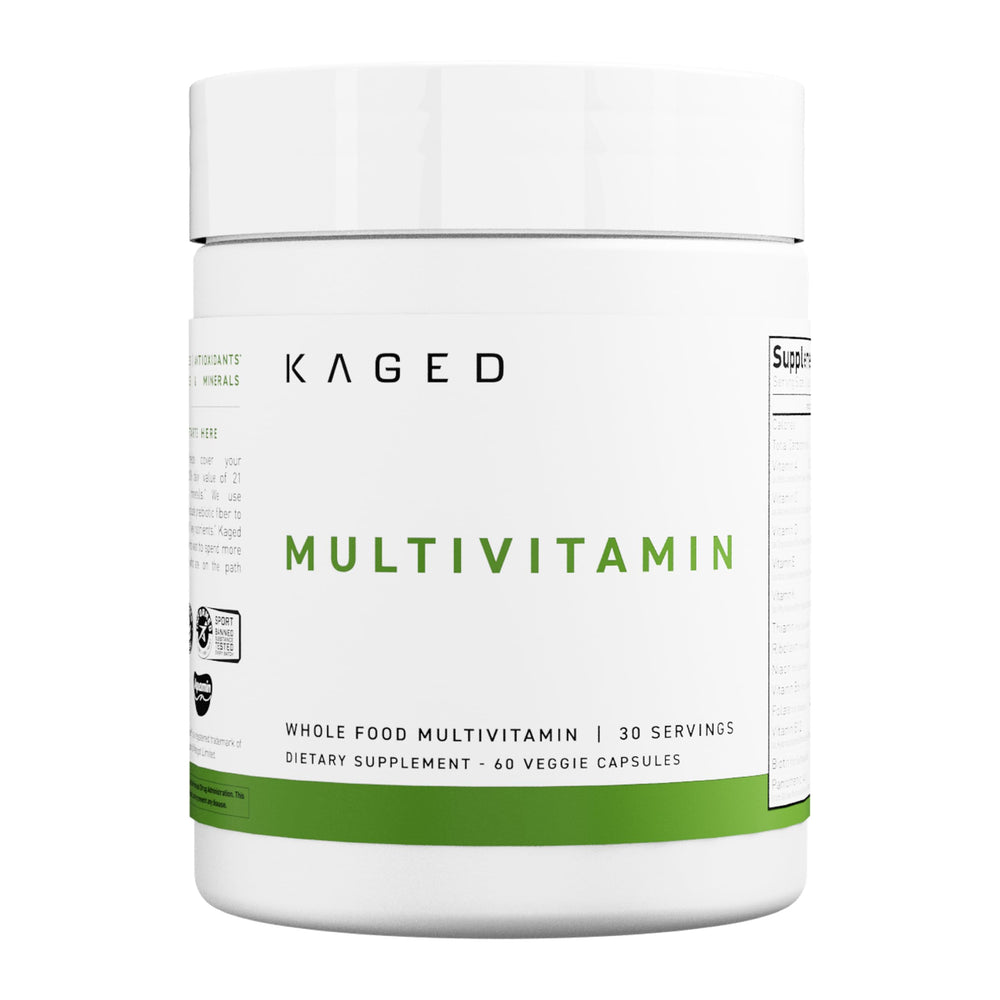 Kaged Multivitamin Capsules bottle front label