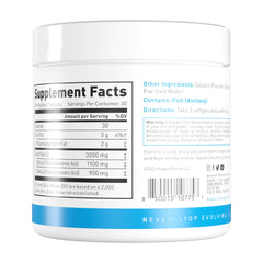 Close-up of ultra-pure softgels and packaging