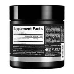 Kaged PurCaf bottle promises 100 servings for long-term use.