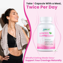 KAKA DR Appetite pills held in hand for on-the-go appetite support.