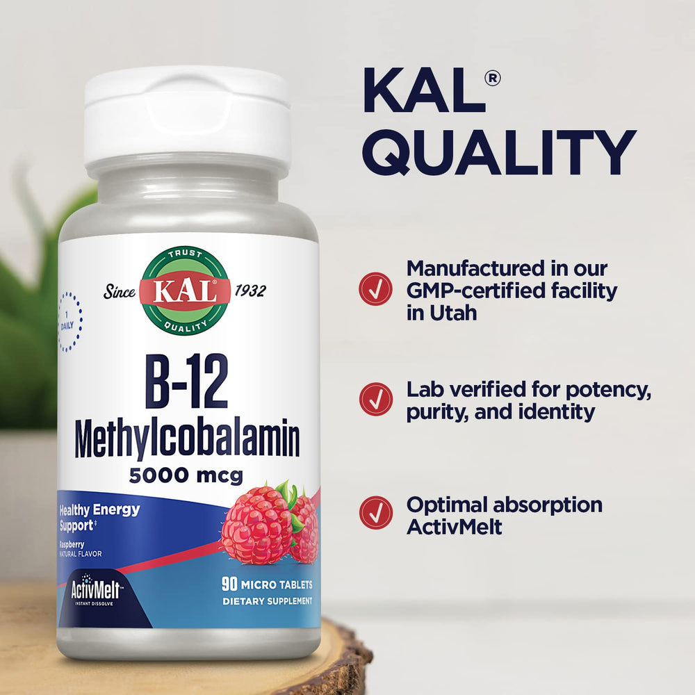 Vegetarian Vitamin B12 Methylcobalamin supplement tablet