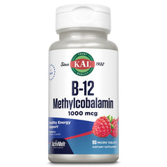KAL Vitamin B12 methylcobalamin 1000mcg ActivMelt micro tablet dissolving in mouth