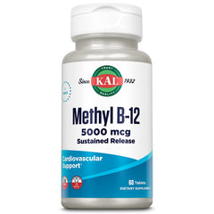 KAL Vitamin B12 Methylcobalamin 5000mcg ActivMelt micro tablet in raspberry flavor