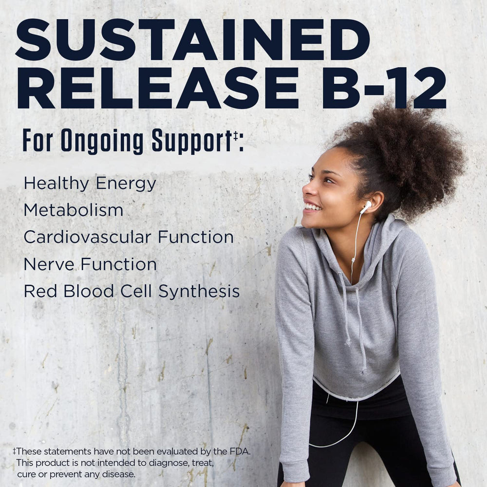 90-serving bottle of KAL Vitamin B12 Methylcobalamin supplement