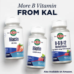KAL Vitamin B12 product with 60-day money-back guarantee