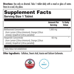 KAL Bioflavonoid 1000mg product packaging and bottle