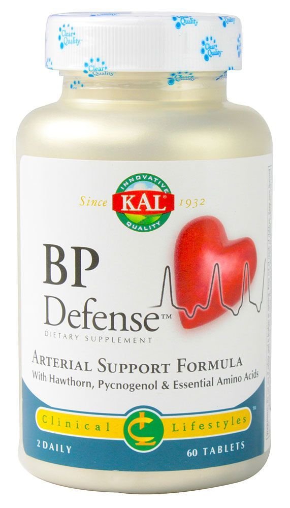 KAL BP Defense Tablets bottle front view