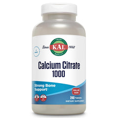 Bottle of KAL Calcium Citrate 1000mg