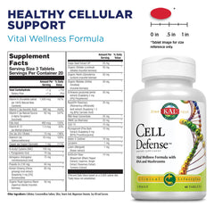 KAL Cell Defense packaging showing 60-count bottle