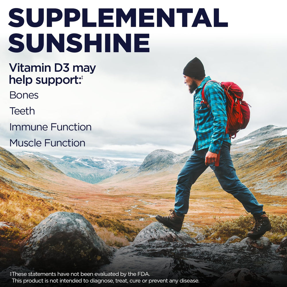 Label highlighting 60-day money-back guarantee on KAL D3 DropIns