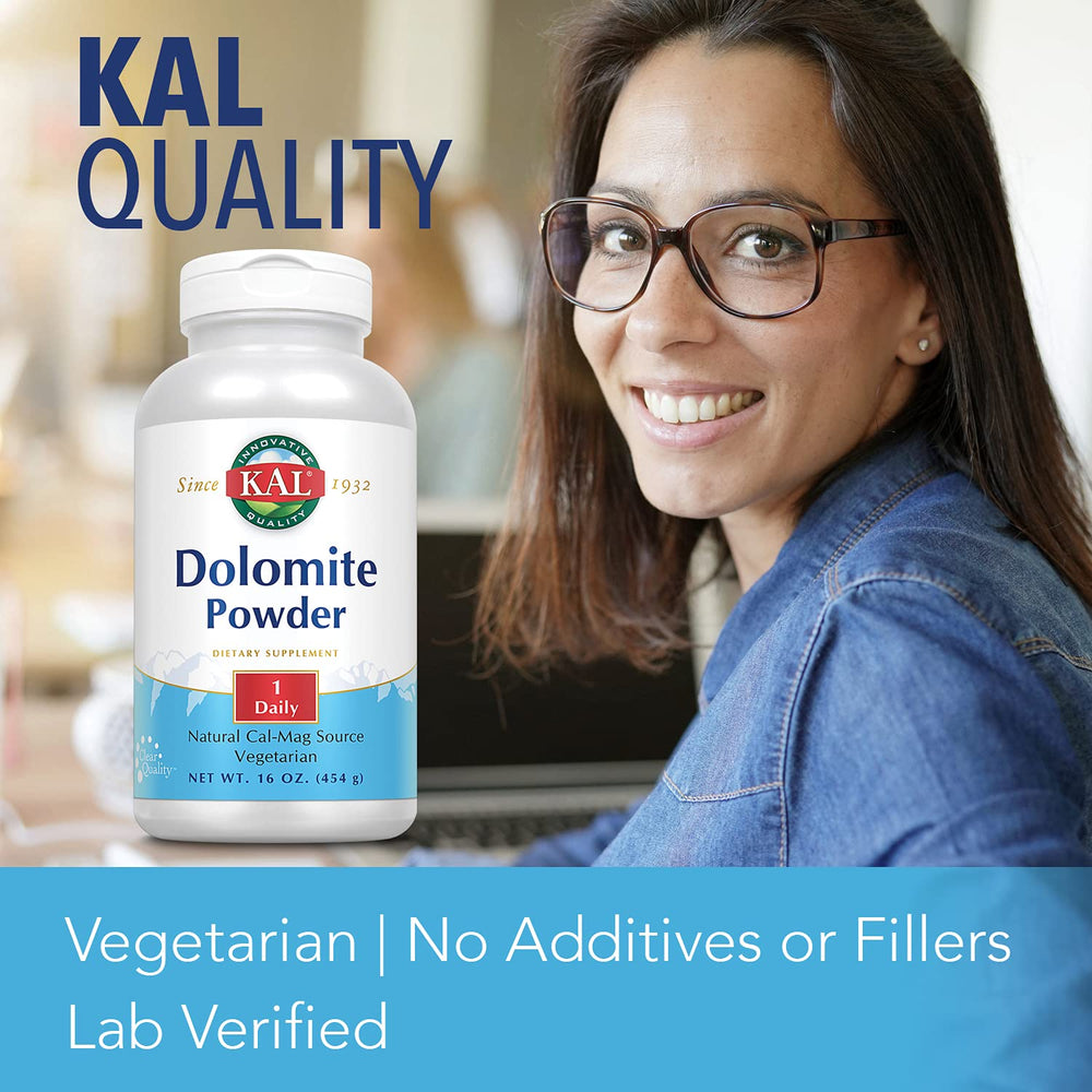 Kal Dolomite Powder packaging and label