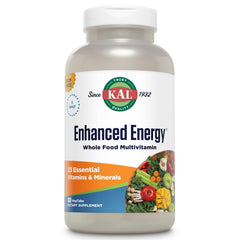KAL Enhanced Energy Multivitamin bottle with 180 capsules