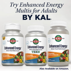 Teen using Kal Enhanced Energy Tablets