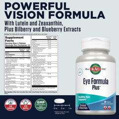 KAL Eye Formula Plus bottle with label visible