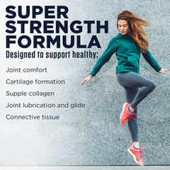 Supplement facts panel for KAL Glucosamine Chondroitin MSM D-3