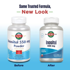 Measuring scoop with Inositol powder