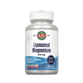 KAL Liposomal Magnesium Oxide 210 mg bottle and packaging