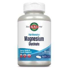 KAL Magnesium Glycinate ActivGels bottle label