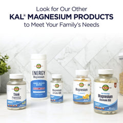 Serving size illustration: 3 softgels for 315 mg magnesium