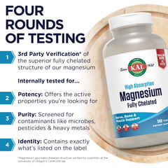 Lab-tested purity seal on the bottle