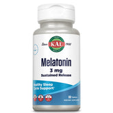 KAL Melatonin 3mg Sustained Release bottle - front view
