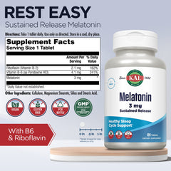 Vitamin B6 and Riboflavin (B2) ingredients added to melatonin formula