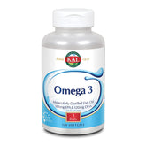 KAL Omega 3 bottle with label on white background