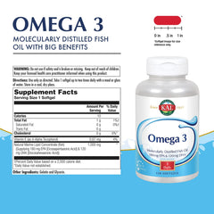Close-up view of omega-3 softgel capsules