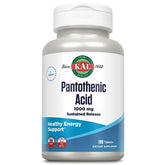 KAL Pantothenic Acid 1000mg bottle front label
