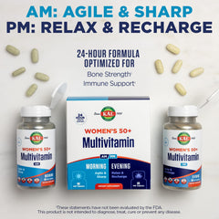 Graphic highlighting bone strength and immune support