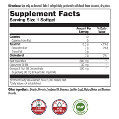 Softgel capsules illustrating easy-to-swallow format