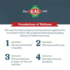 KAL supplement bottle with packaging